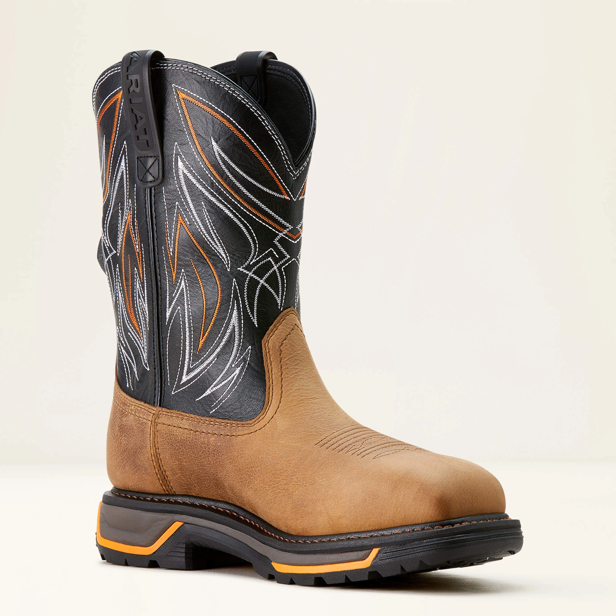 Ariat Men's Big Rig BOA 11 Composite Toe Waterproof Western Work Boot- Tan- 10053617