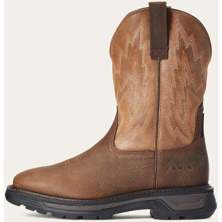 Ariat Erkek Big Rig Yumuşak Burunlu Western İş Çizmesi Kahverengi 10033963 Güçlü ve Tarz Sahibi İş Arkadaşınız